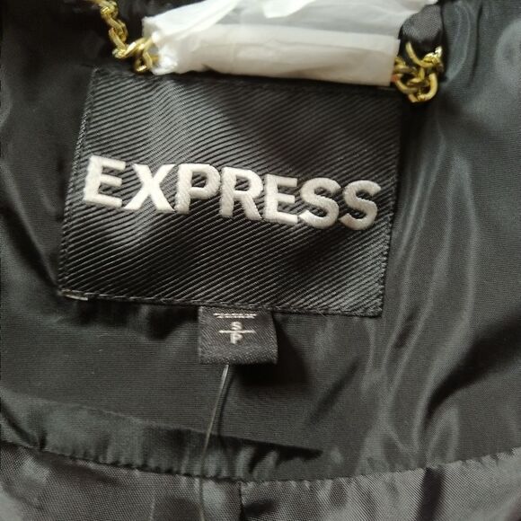 NWT Express Bomber with Embroidery Patches - Picture 9 of 11
